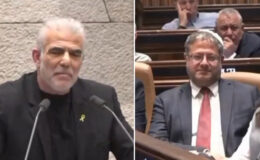 İsrail parlamentosu karıştı: Ben-Gvir ile tartışan Lapid Netanyahu hükümetini topa tuttu