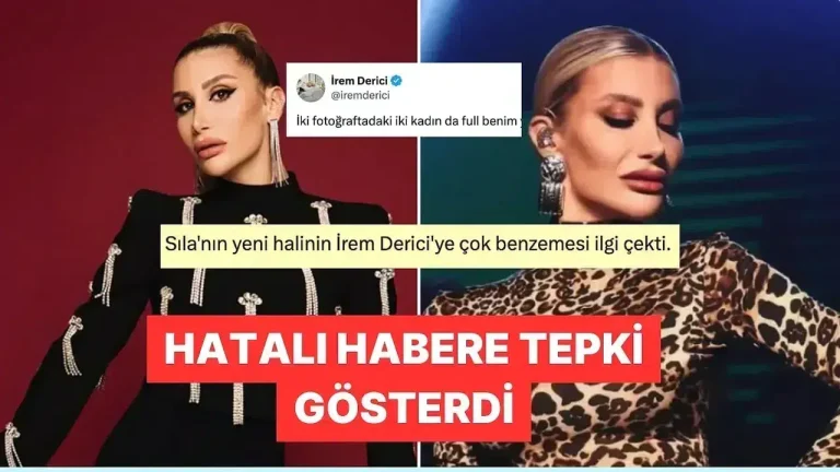 İrem Derici’den kendisini Sıla Gençoğlu’na benzeten paylaşıma yanıt